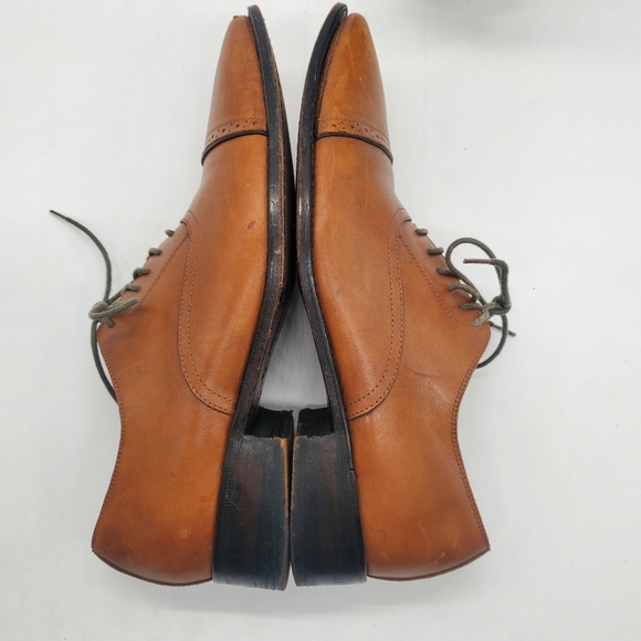 ☆☆ Saks Fifth Avenue Mens Leather Oxford Cap Toe Shoes Size 10.5 main image 8